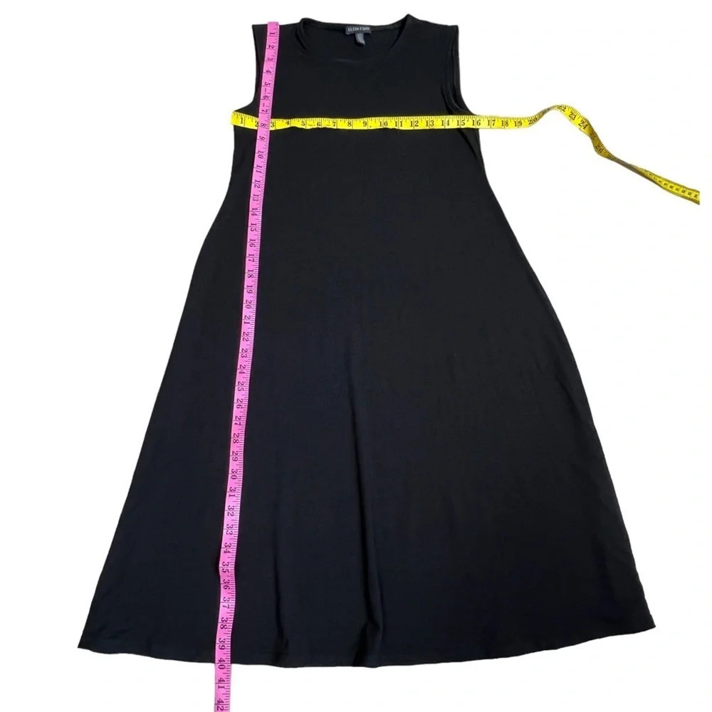 Eileen Fisher black tank dress size XS - Picture 6 of 8